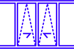 Thermo front double casement