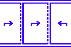 3 rails/3 sashes - 3 sashes lift&slide