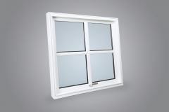 Window with groove 10x10mm all perimeter