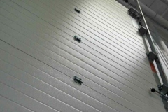High industrial garage doors