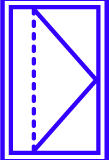 Outward opening turn with friction stays